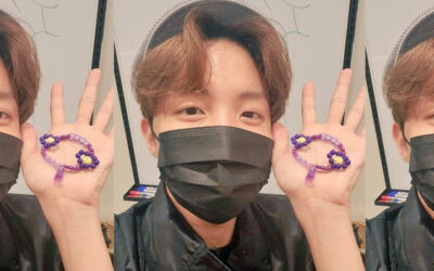 Mira a J-Hope de BTS haciendo pulsera para ARMY en su VLIVE