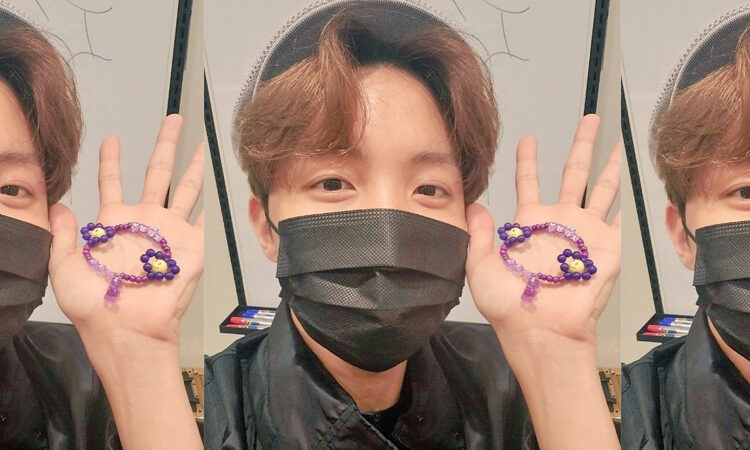Mira a J-Hope de BTS haciendo pulsera para ARMY en su VLIVE
