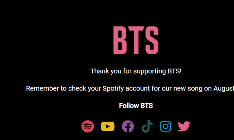 Se revela la primera noticia de la cuenta regresiva de BTS