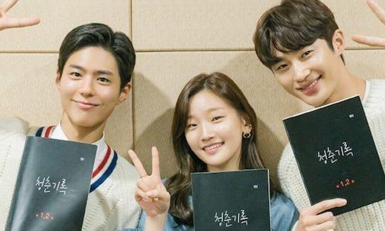 Park Bo Gum, Park So Dam, Byun Woo Seok en primera lectura para Record of Youth