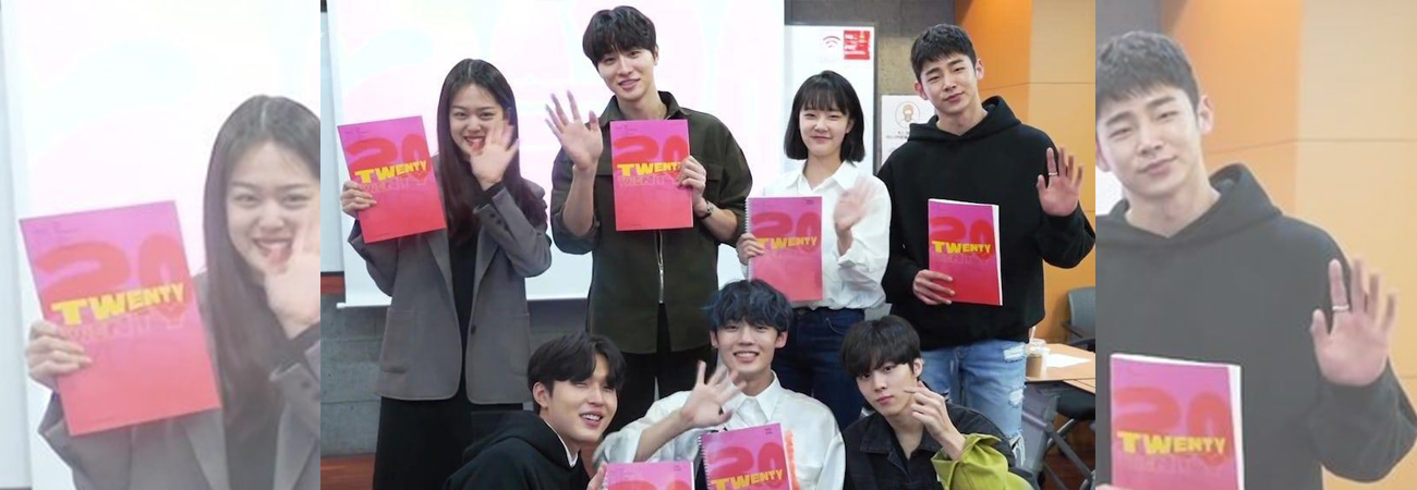 Kim Woo Seok, Han Sung Min y Chan de ACE en la primera lectura de Twenty-Twenty