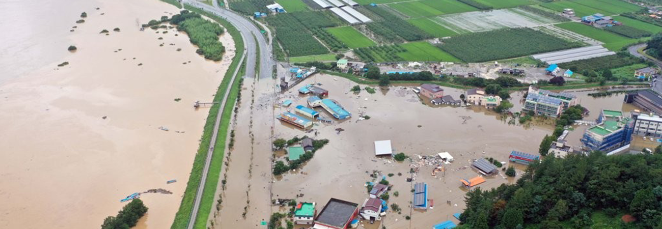 Lluvias en Corea del Sur dejan 42 muertos y casi 7 mil desplazados