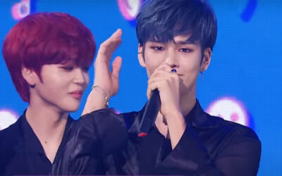 CRAVITY llorar al ganar en el programa de kpop The Show con Flame