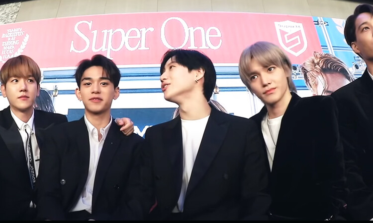 Mira como es la reacción de SuperM al ver el MV One (Monster & Infinity)