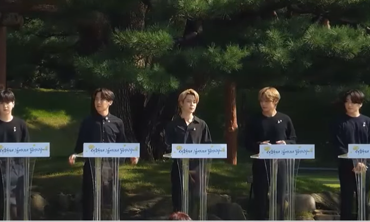 BTS participa en el Día Nacional de la Juventud en la Casa Azul