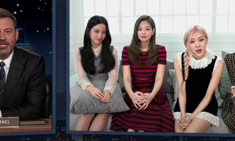 Esto fue lo que sucedió en el show de Jimmy Kimmel con BLACKPINK