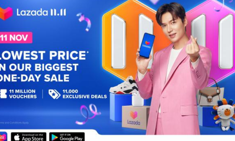 Lee Min Ho será parte del festival de compras 11:11 de LAZADA
