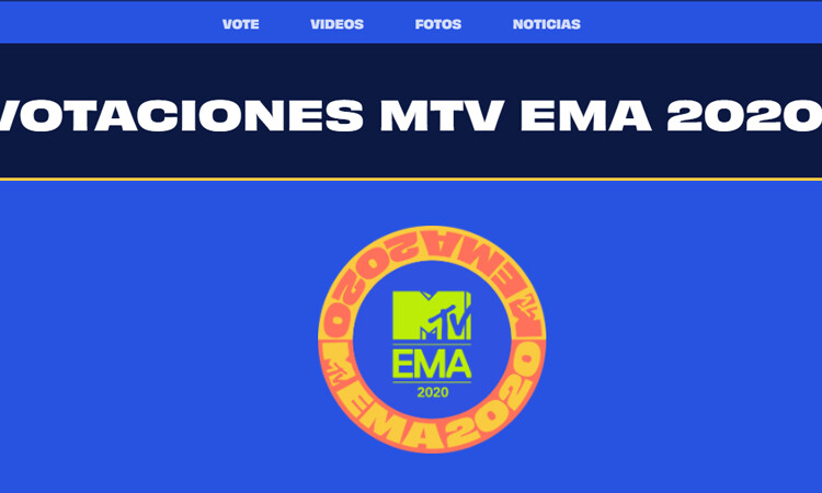 Tutorial en como votar en los 2020 MTV Europe Music Awards
