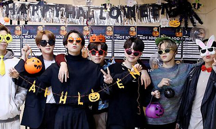 Descubre como BTS celebro este halloween