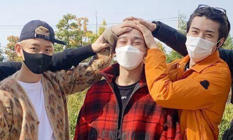 Descubre como EXO se despide de Chen antes de iniciar en su servicio militar