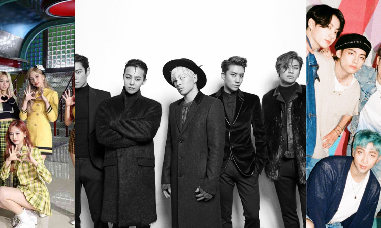 BTS, TWICE y BIG BANG obtienen certificaciones RIAJ de oro y plata en Japón