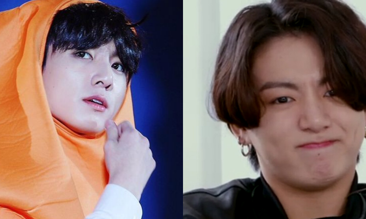 Jungkook de BTS reacciona a un vídeo de sí mismo vestido de zanahoria