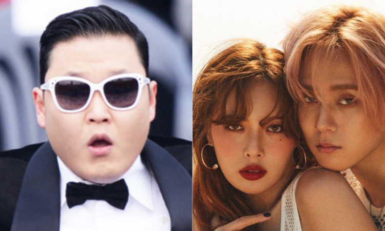 PSY reconoce 'la grandeza' de DAWN como novio de HyunA