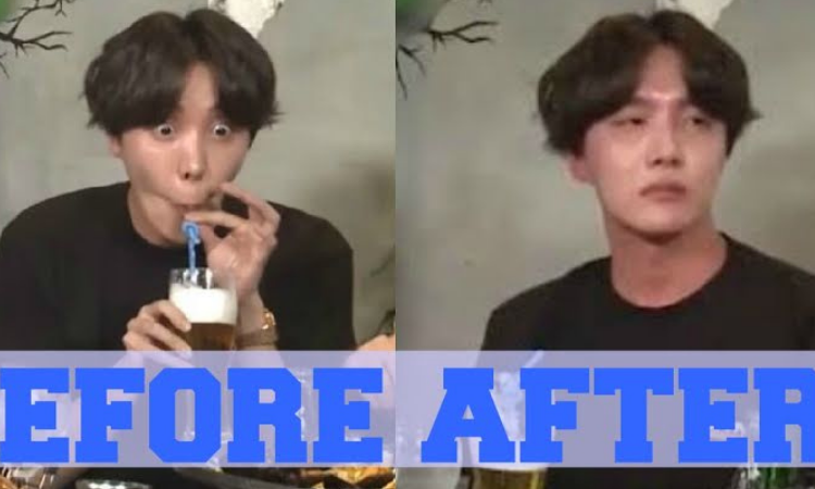 La diferencia entre J-Hope de BTS antes y después de beber ¡No podrás creerlo!