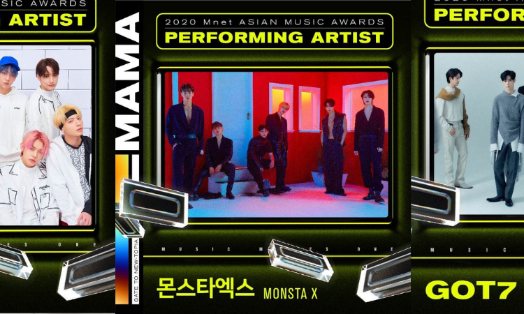 GOT7, MAMAMOO, MONSTA X, TXT y TREASURE confirmados para actuar en los '2020 MAMA'