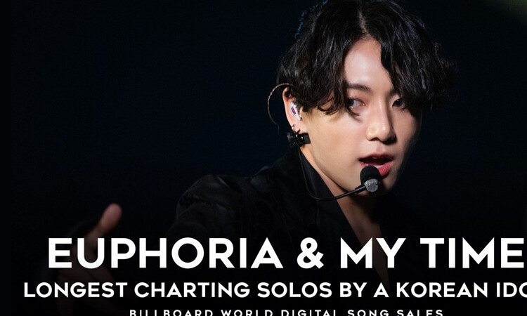 My Time y Euphoria de Jungkook de BTS establecieron nuevos récords en todo el mundo iTunes y Spotify