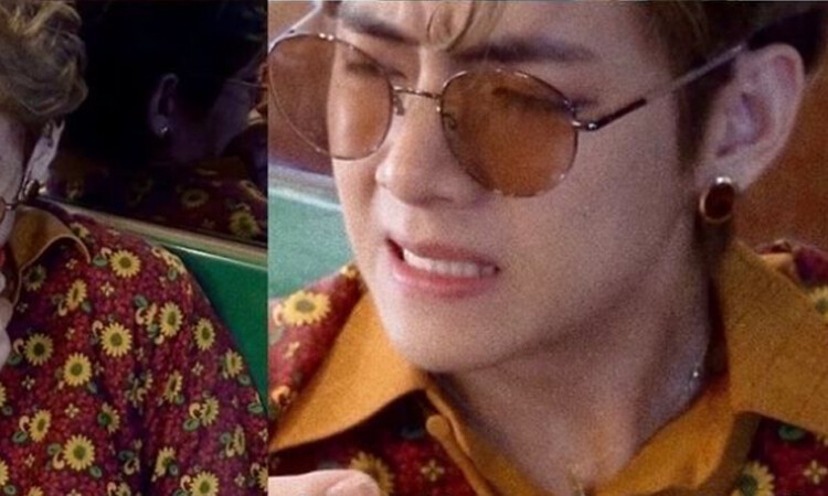 ¿Qué era lo que V de BTS estaba tomando durante el Seasons Greetings 2021 para que pusiera esa cara?