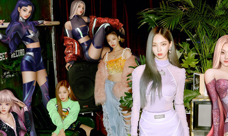aespa revela las fotos grupales para Black Mamba