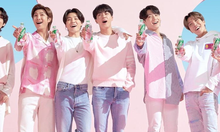 Esta es la merch edición limitada de BTS x Chilsung Cider por sus 70 aniversario