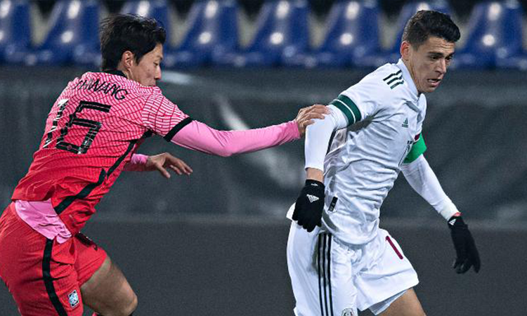 México vence a Corea del Sur en partido amistoso