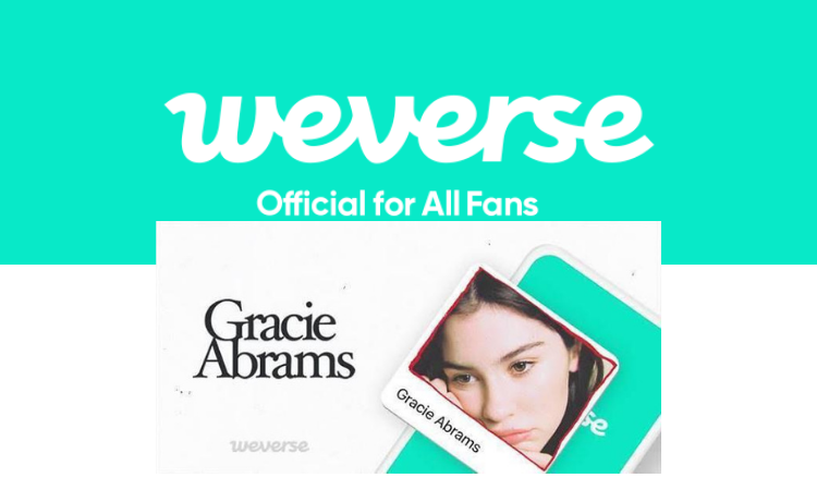 Cantante Estadounidense en unirse a la Plataforma de Weverse de la Agencia de BTS