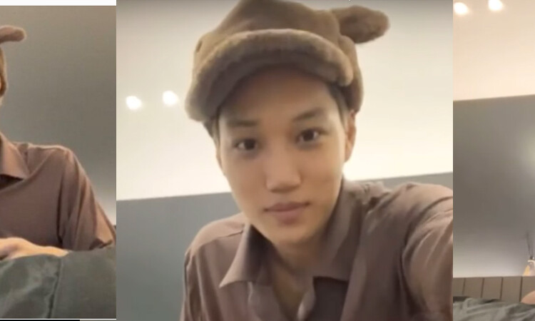 Así de adorable se ve Kai de EXO al reaccionar al video de Taemin en una pijama de oso