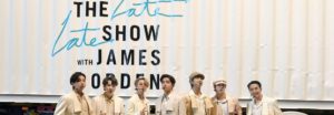 BTS tiene una icónica presentación en "The Late Late Show" con "Dynamite"