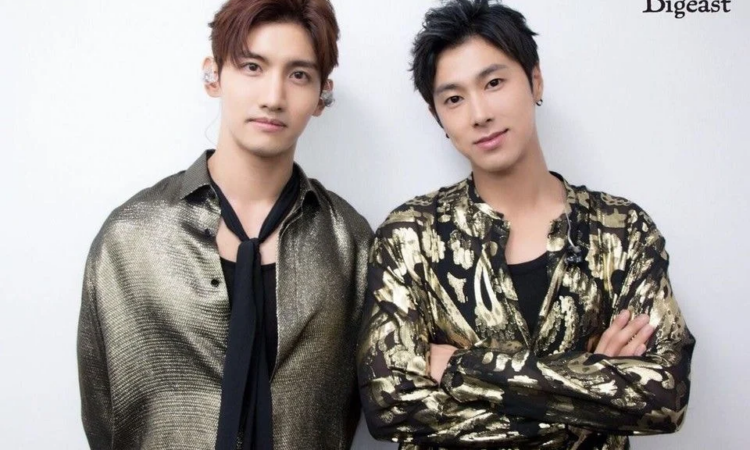 Los internautas se preguntan por qué los trajes de TVXQ se vuelven peculiares cuando promocionan en Japón