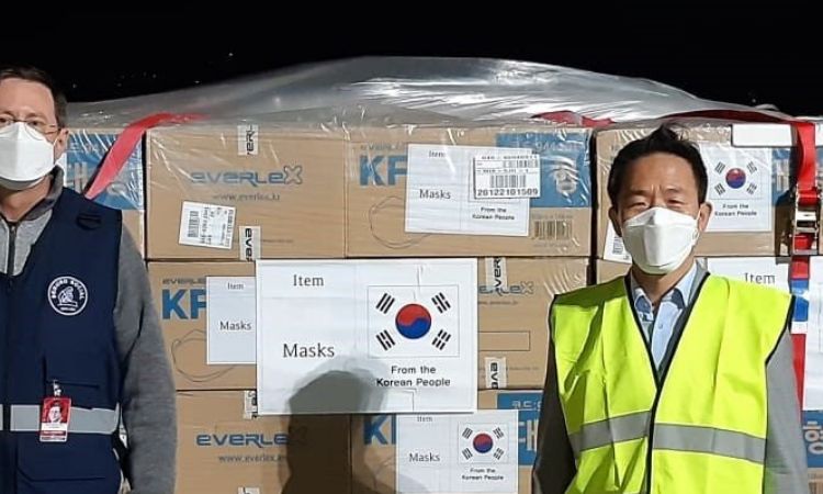 Corea del Sur dona más de 400.000 mascarillas a Costa Rica para prevenir el Covid-19