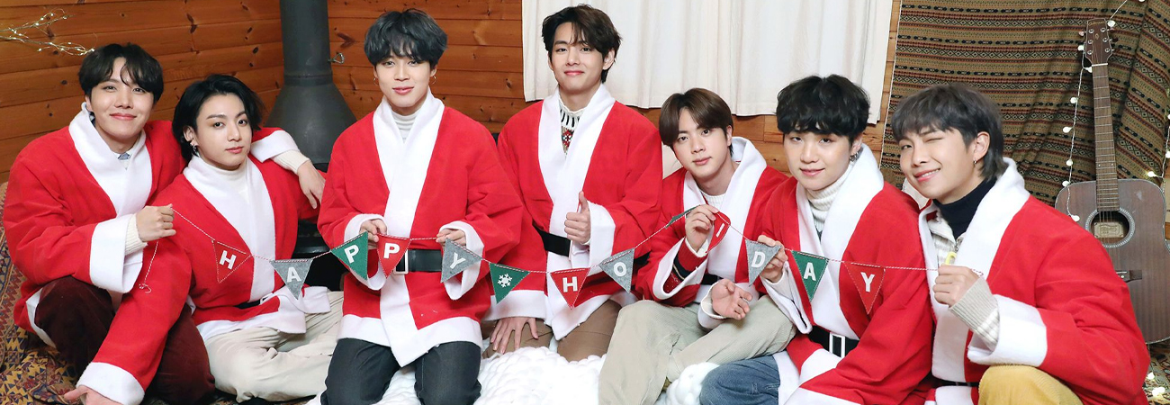 BTS obsequia a ARMY una hermosa sesión de Navidad para este 2020
