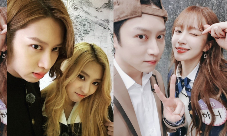 Heechul de Super Junior revela que una vez se acostó con Hani de EXID y Bora de SISTAR