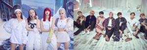 Músicas de BLACKPINK e BTS que compartilham a mesma introdução