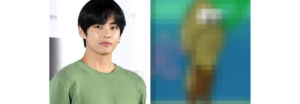 V de BTS se hace viral por su parecido con este personaje de Bob Esponja