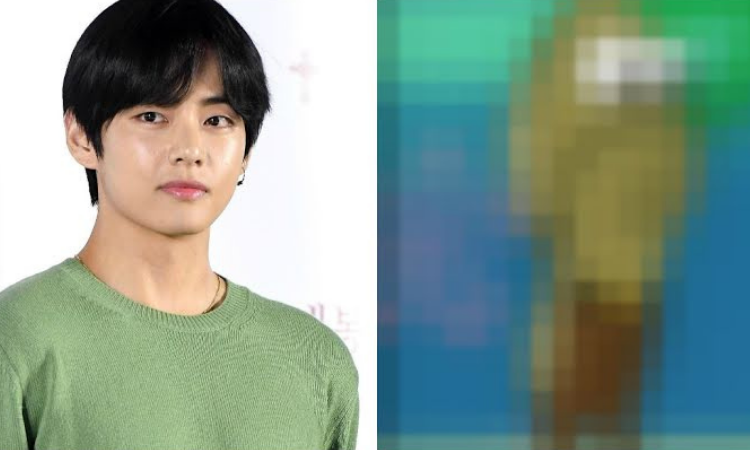 V de BTS se hace viral por su parecido con este personaje de Bob Esponja