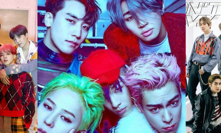 Grupos de K-pop con la mayor cantidad de 'Daesangs' en los MAMA a lo largo de los años