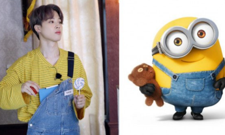 Las cuentas de estudios Minions e Illumination reaccionan a la foto de Jimin en el último episodio de 'Run BTS'