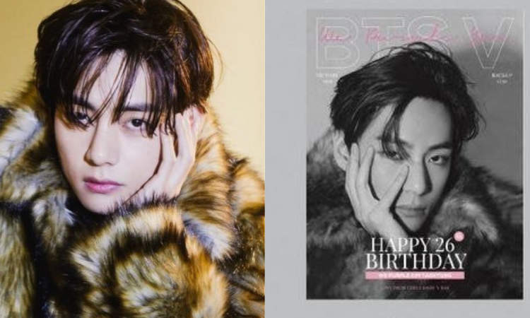 V de BTS es el primer y único idol K-Pop con un anuncio de cumpleaños en la revista TIME