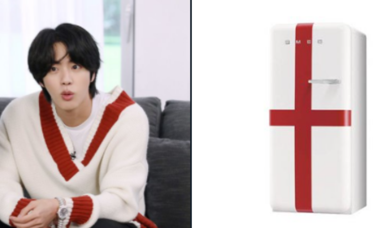 Netizens desconcertados por cuenta fandom que compara a Jin de BTS con un refrigerador