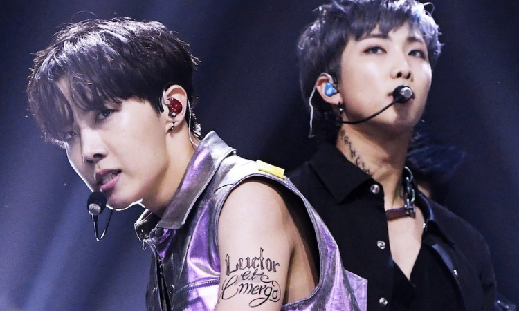 Estos son los significados de los tatuajes de RM y J-Hope de BTS en la presentación de los MMA 2020