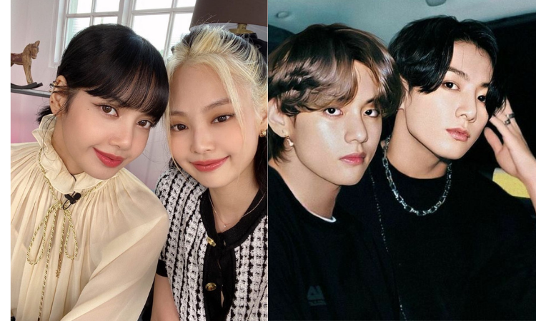 'JenLisa' de BLACKPINK y 'TaeKook' de BTS nominados como 'Mejor Friendship' en Bousnid