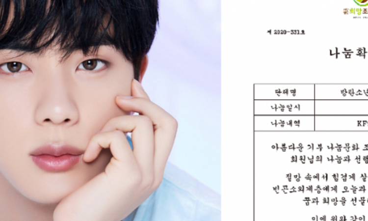 Los fans de BTS donan máscaras KF94 a una ONG de ayuda para celebrar el cumpleaños de Jin