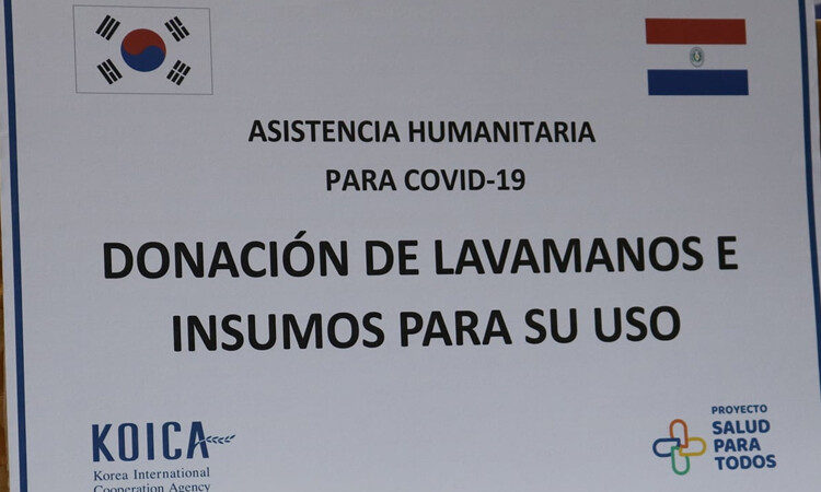 KOICA dona lavamanos para el proyecto Salud Para Todos para combatir el COVID19