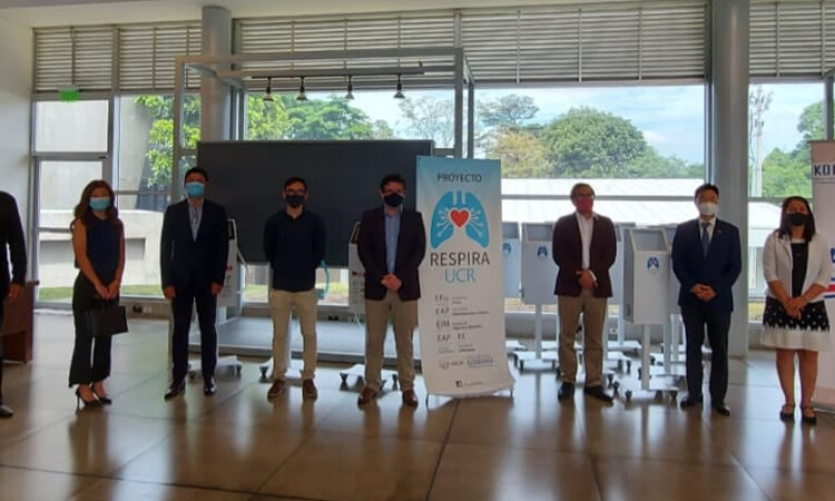KOICA dona a Costa Rica ventiladora para combatir el COVID-19