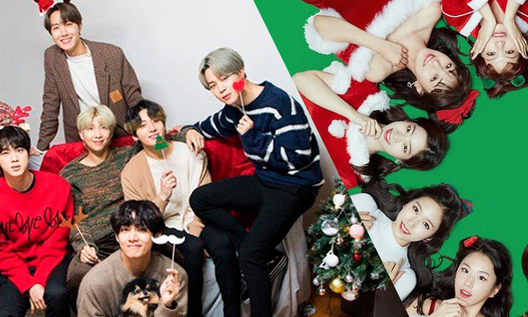 BTS e TWICE escolhidos como os grupos com os quais as pessoas querem celebrar o Natal