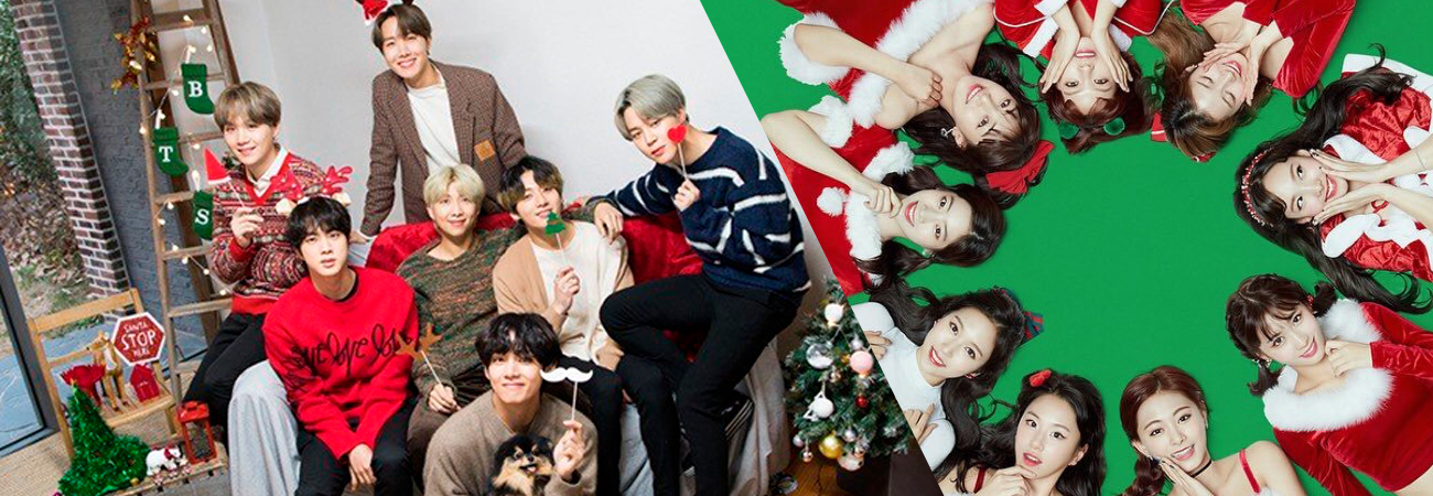 BTS e TWICE escolhidos como os grupos com os quais as pessoas querem celebrar o Natal