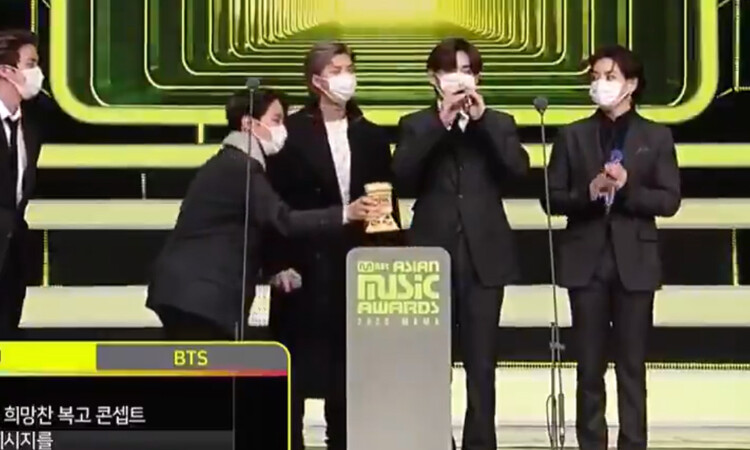 Dynamite de BTS gana en la categoria de Mejor Video Musical en los MAMA 2020