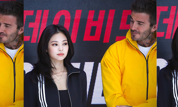 El día que David Beckham no pudo evitar 'coquetear' con Jennie de BLACKPINK