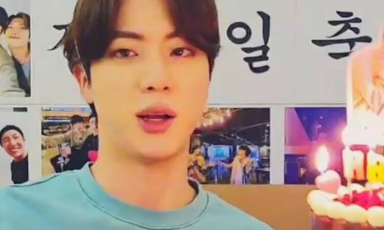 Datos curioso sobre el V Live de Jin de BTS durante su cumpleaños