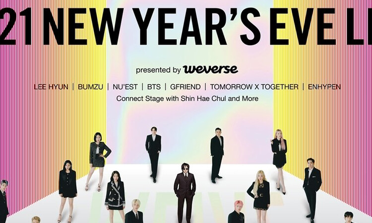 Big Hit Labels anuncia que unas actuaciones de 2021 NEW YEAR'S EVE LIVE' serán pregrabadas por COVID-19