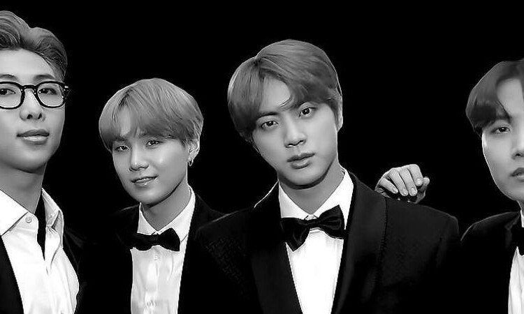 ¿Cómo sería salir con BTS? Parte1: Este Fan Art muestra como sería si fuera novia de RM, Suga, J-Hope y Jin